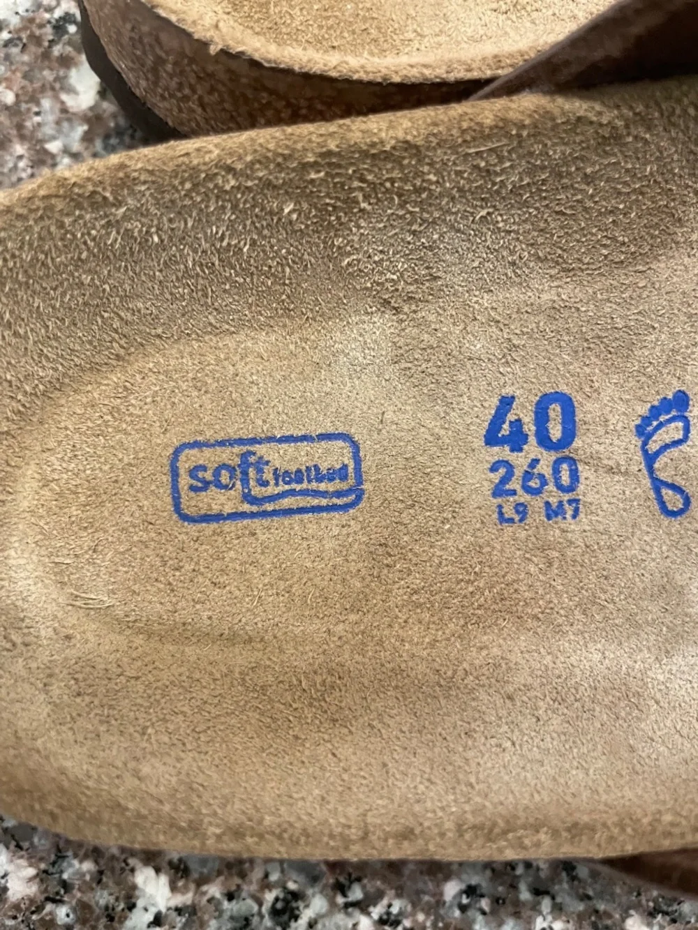 Women's Birkenstock Florida Birko-Flor Nubuck Soft Footbed Sandal SZ 40/9-9.5